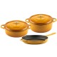 Gusseisen Topf Set aus 3 teilen Hosse, Dijon | Gusseisen Topf Set |  |