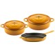 Gusseisen Topf Set aus 3 teilen Hosse, Dijon | Gusseisen Topf Set |  |
