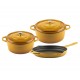 Gusseisen Topf Set aus 3 teilen Hosse, Dijon | Gusseisen Topf Set |  |