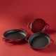 Gusseisen Topf Set aus 3 teilen Hosse, Rubin | Gusseisen Topf Set |  |