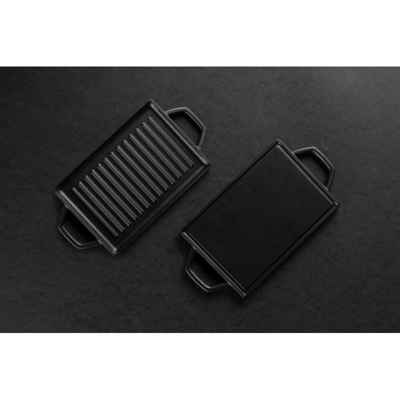 Mini-Grillplatte aus Gusseisen Hosse, 15.5x22.5cm | Gusseisenplatte |  |