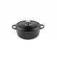 Gusseisen Topf Tiefer Hosse, Black Onyx, Ф12 | Gusseisen Topf |  |