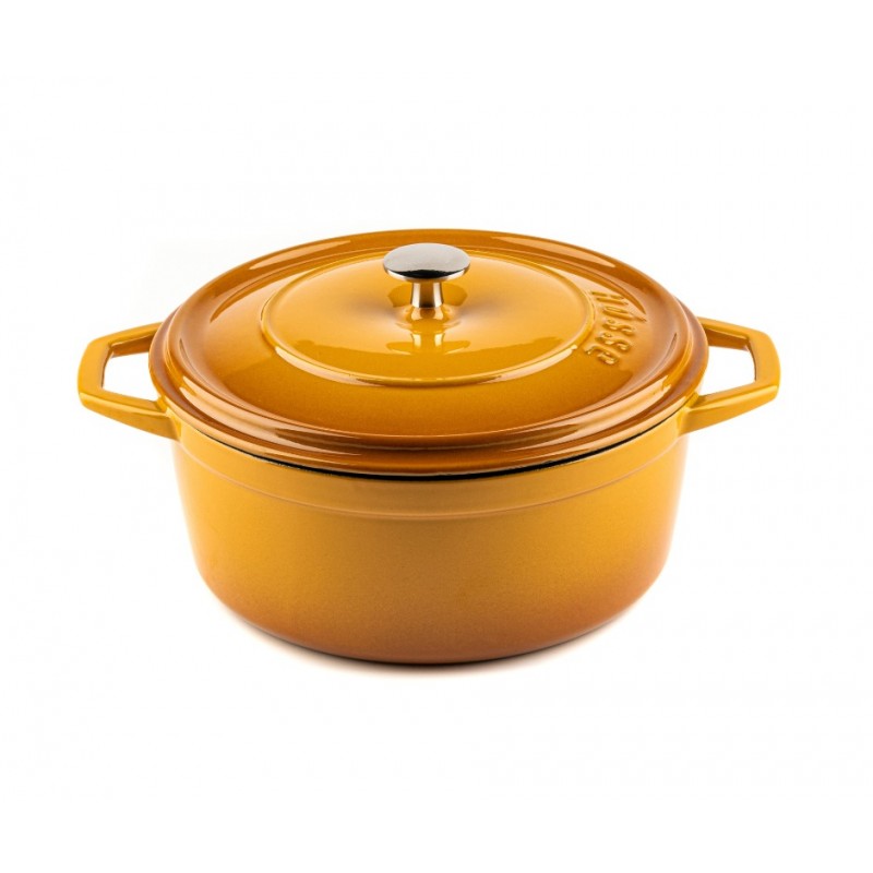 Gusseisen Topf Tiefer Solagio, Dijon, Ф24 - Gusseisen Topf