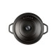 Gusseisen Topf Flach Hosse, Black Onyx, Ф26 | Gusseisen Topf |  |