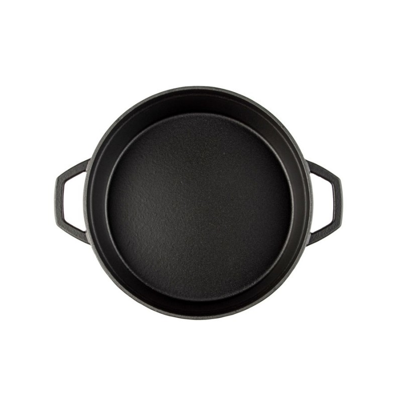 Gusseisen Topf Flach Hosse, Black Onyx, Ф26 | Gusseisen Topf |  |