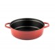 Gusseisen Topf Flach Hosse, Rubin, Ф26 | Gusseisen Topf |  |