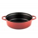 Gusseisen Topf Flach Hosse, Rubin, Ф28 | Gusseisen Topf |  |