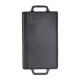 Doppelseitige Grillplatte aus Gusseisen, 33x20 cm | Gusseisenplatte |  |