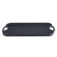 Doppelseitige Grillplatte aus Gusseisen, 51x26 cm | Gusseisenplatte |  |