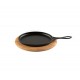 Holz untersetzer für ovale gusseisenpfanne Hosse HSFT1825 | Holz untersetzer |  |