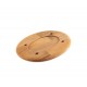 Holz untersetzer für ovale platte Hosse HSOISK1728, 17x28cm | Holz untersetzer |  |