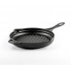Emaillierte grillpfanne Gusseisen Hosse, Black Onyx, Ф24cm | Grillpfanne Gusseisen | Gusseisenpfanne |
