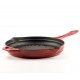 Emaillierte grillpfanne Gusseisen Hosse, Rubin, Ф28cm | Grillpfanne Gusseisen | Gusseisenpfanne |