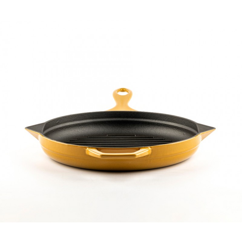 Emaillierte grillpfanne Gusseisen Hosse, Dijon, Ф24cm | Grillpfanne Gusseisen | Gusseisenpfanne |