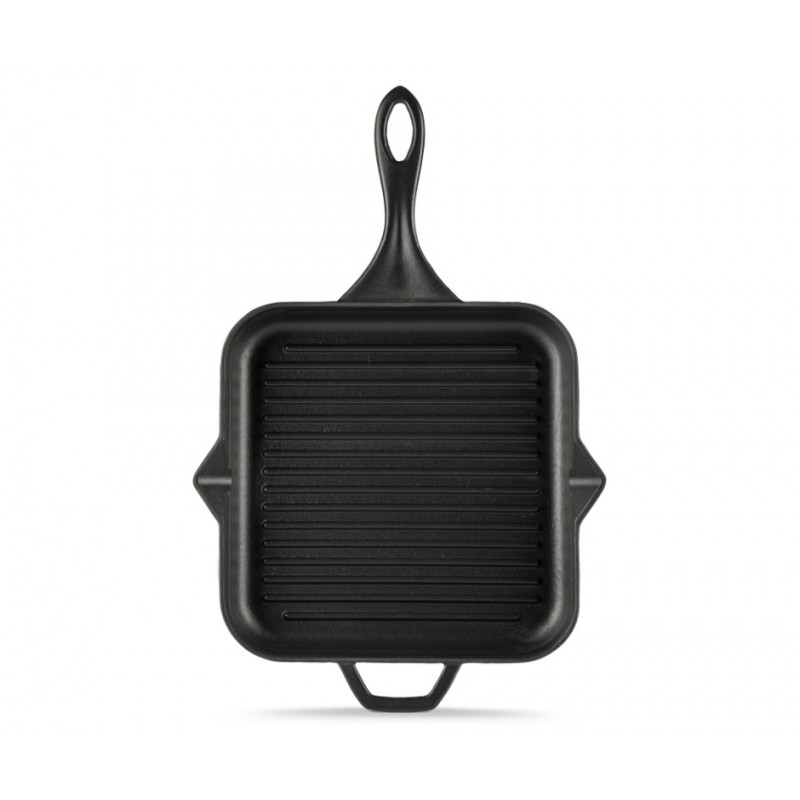 Emaillierte grillpfanne Gusseisen Solagio, Black Onyx, 28x28cm - 