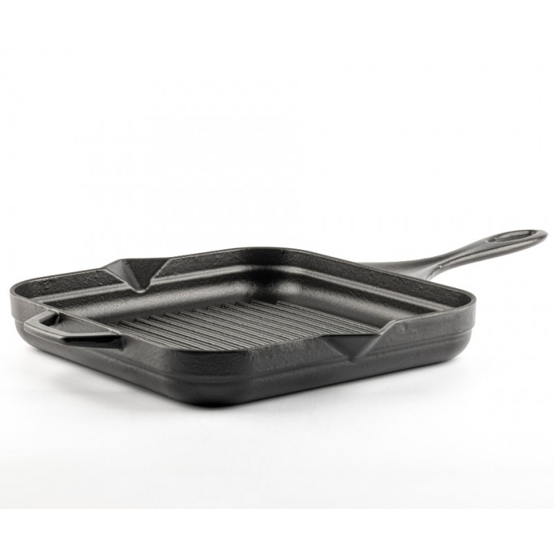 Emaillierte grillpfanne Gusseisen Solagio, Black Onyx, 28x28cm - 