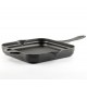 Emaillierte grillpfanne Gusseisen Hosse, Black Onyx, 28x28cm | Grillpfanne Gusseisen | Gusseisenpfanne |