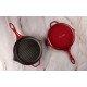 Emaillierte grillpfanne Gusseisen Hosse, Rubin, Ф24cm | Grillpfanne Gusseisen | Gusseisenpfanne |