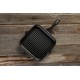 Emaillierte grillpfanne Gusseisen Hosse, Black Onyx, 28x28cm | Grillpfanne Gusseisen | Gusseisenpfanne |