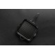 Emaillierte grillpfanne Gusseisen Hosse, Black Onyx, 28x28cm | Grillpfanne Gusseisen | Gusseisenpfanne |