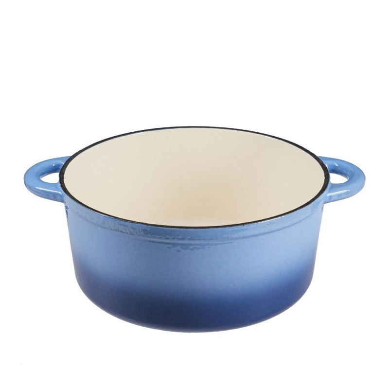 Geëmailleerde gietijzeren pot, Blau, Ф22 | Gusseisen Topf |  |