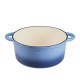 Geëmailleerde gietijzeren pot, Blau, Ф22 | Gusseisen Topf |  |